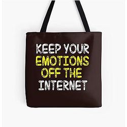 Keep your emotions off the internet Antonio Brown Tote Bag