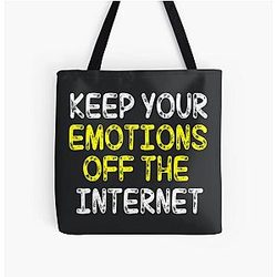 Keep your emotions off the internet Antonio Brown Tote Bag