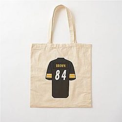 Antonio Brown Jersey Cotton Tote Bag
