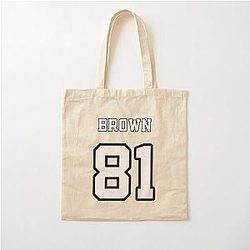 Antonio Brown Tampa Bay Buccaneers Official Cotton Tote Bag