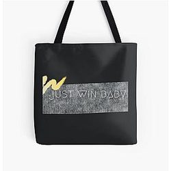 Antonio Brown Just Win Baby All Over Print Tote Bag
