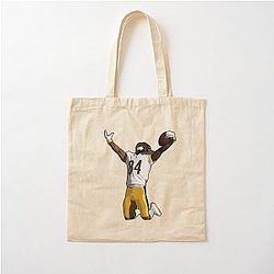 Antonio Brown 84 Celebrates Touchdown Cotton Tote Bag