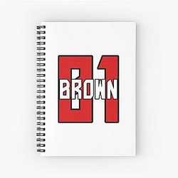 Antonio Brown Spiral Notebook