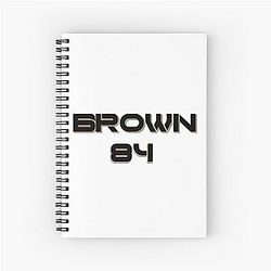 Antonio Brown Spiral Notebook
