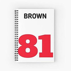 Antonio Brown Spiral Notebook