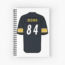 Antonio Brown Spiral Notebook