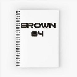 Antonio Brown Spiral Notebook