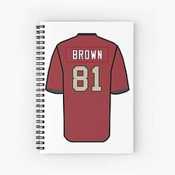 Antonio Brown Jersey Notebook