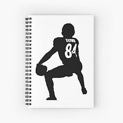 Antonio Brown Spiral Notebook