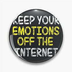 Keep your emotions off the internet Antonio Brown Pin