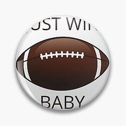 Antonio Brown Just Win Baby Pin