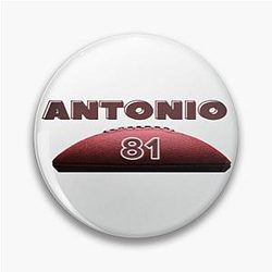 Antonio Brown Football Pin