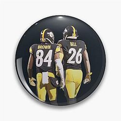 Antonio Brown and LeVeon Bell Pin