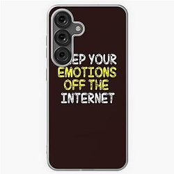 Keep your emotions off the internet Antonio Brown Samsung Galaxy Case