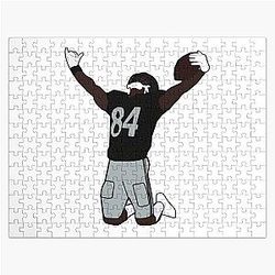 Antonio Brown Touchdown Celebration Nfl Oakland Raiders Jigsaw Puzzle