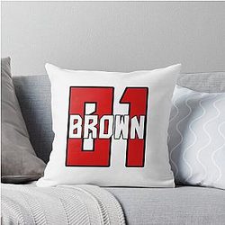 Antonio Brown Throw Pillow