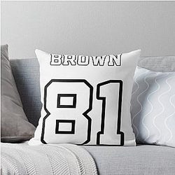 Antonio Brown Tampa Bay Buccaneers Official Throw Pillow