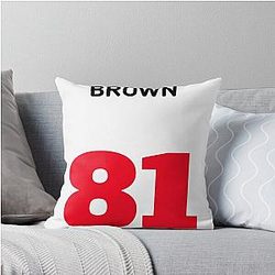 Antonio Brown Throw Pillow