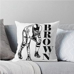 Antonio Brown Number 84 Throw Pillow