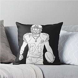 Antonio Brown NFL Sports Throw Pillow