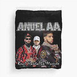 Anuel AA Real Hasta la Muerte Tribute Duvet Cover