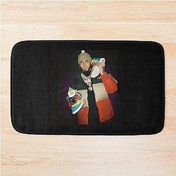 Anuel AA Sticker Bath Mat