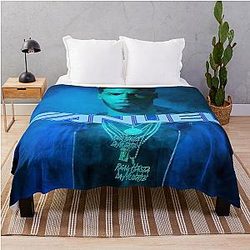 Anuel AA Real Hasta La Muerte Throw Blanket