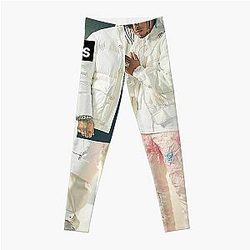 Anuel AA and Azuluna Leggings