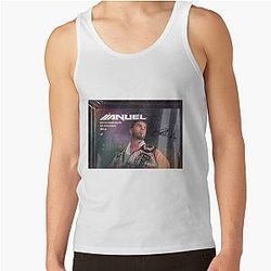 Anuel AA toured in a tank top