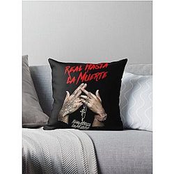 Anuel AA Real Hasta La Muerte Throw Pillow