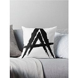 Anuel AA Made a logo Throw Pillow