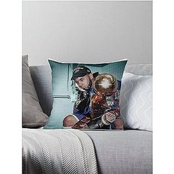 susan Anuel A A santi Throw Pillow