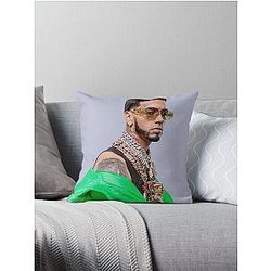 Anuel AA tour Throw Pillow