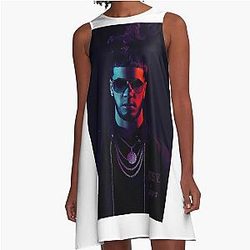 Anuel AA Concert A-Line Dress