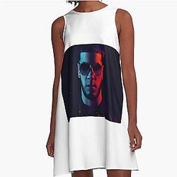 Anuel AA A Line Dress