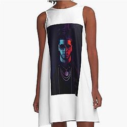 Anuel AA Santi A-Line Dress