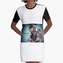 susan Anuel AA Graphic T-Shirt Dress