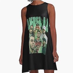 Anuel AA A-Line Dress