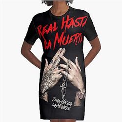Anuel AA Real Hasta La Muerte T-Shirt Dress