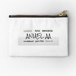 ANUEL AA LYRICS Zipper Pouch