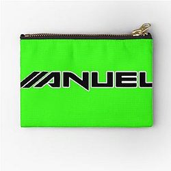 Anuel AA Verde Safety Green Zipper Pouch