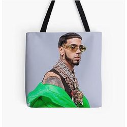 Anuel AA Tour All Over Print Tote Bag