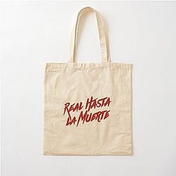 Anuel AA Real Hasta La Muerte Cotton Tote Bag