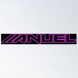 Anuel AA Fluor Pink Poster