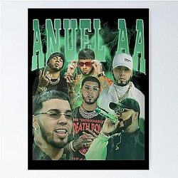 Anuel AA Vintage Poster