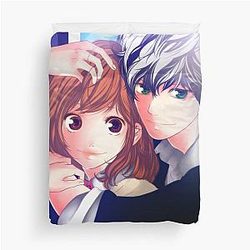 Blue Spring Ride Duvet Cover