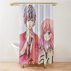 Blue Spring Ride tenda da doccia romantica