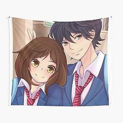 Tapisserie de couple Blue Spring Ride