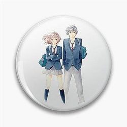 Ao Haru Ride Kou Mabuchi et Futaba Yoshioka Pin
