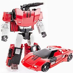18CM AOYI H6002-9B Deformation Robot Car Transformation Action Figure Toys